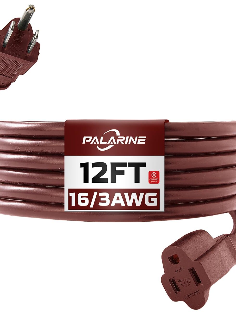 12FT. Extension Cord Brown