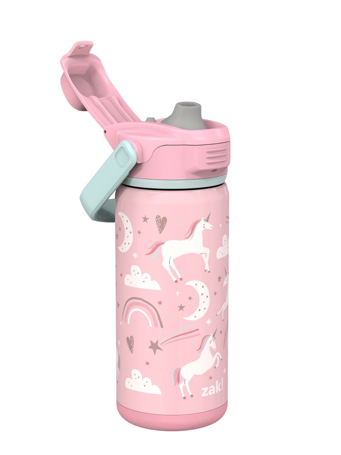 14oz Cleanable UnicornPlasticWaterBottle
