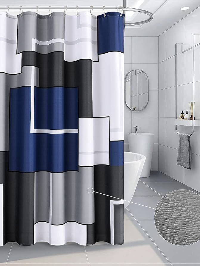 14pc Shower Curtain Set - Blue