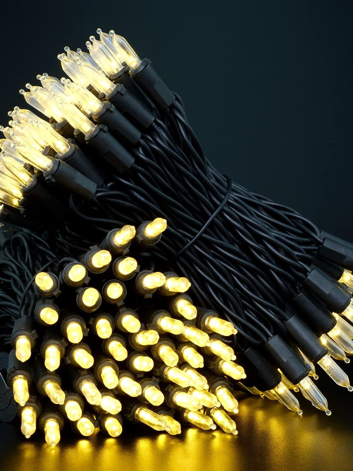 15M 200 LED Warm Light Christmas Lights,
