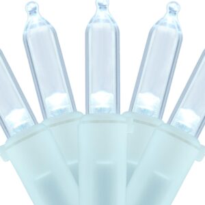 15M 200 LED White Christmas Lights,