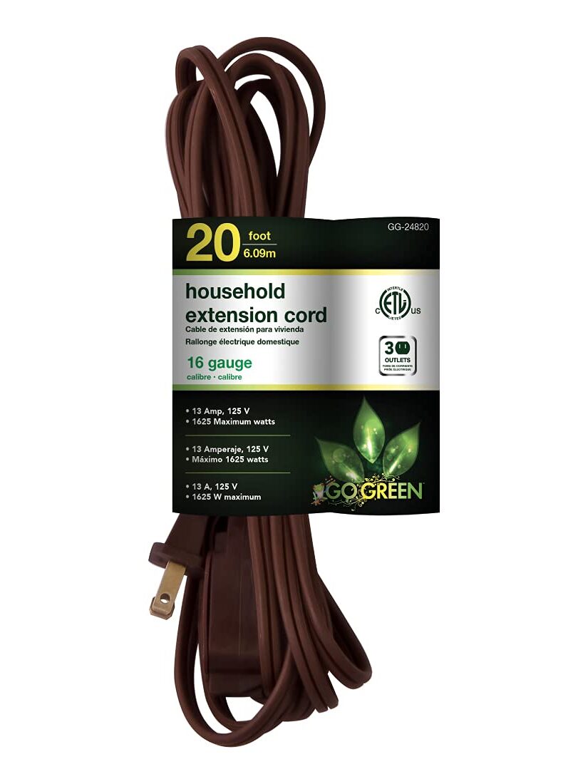 20FT. Extension Cord Brown