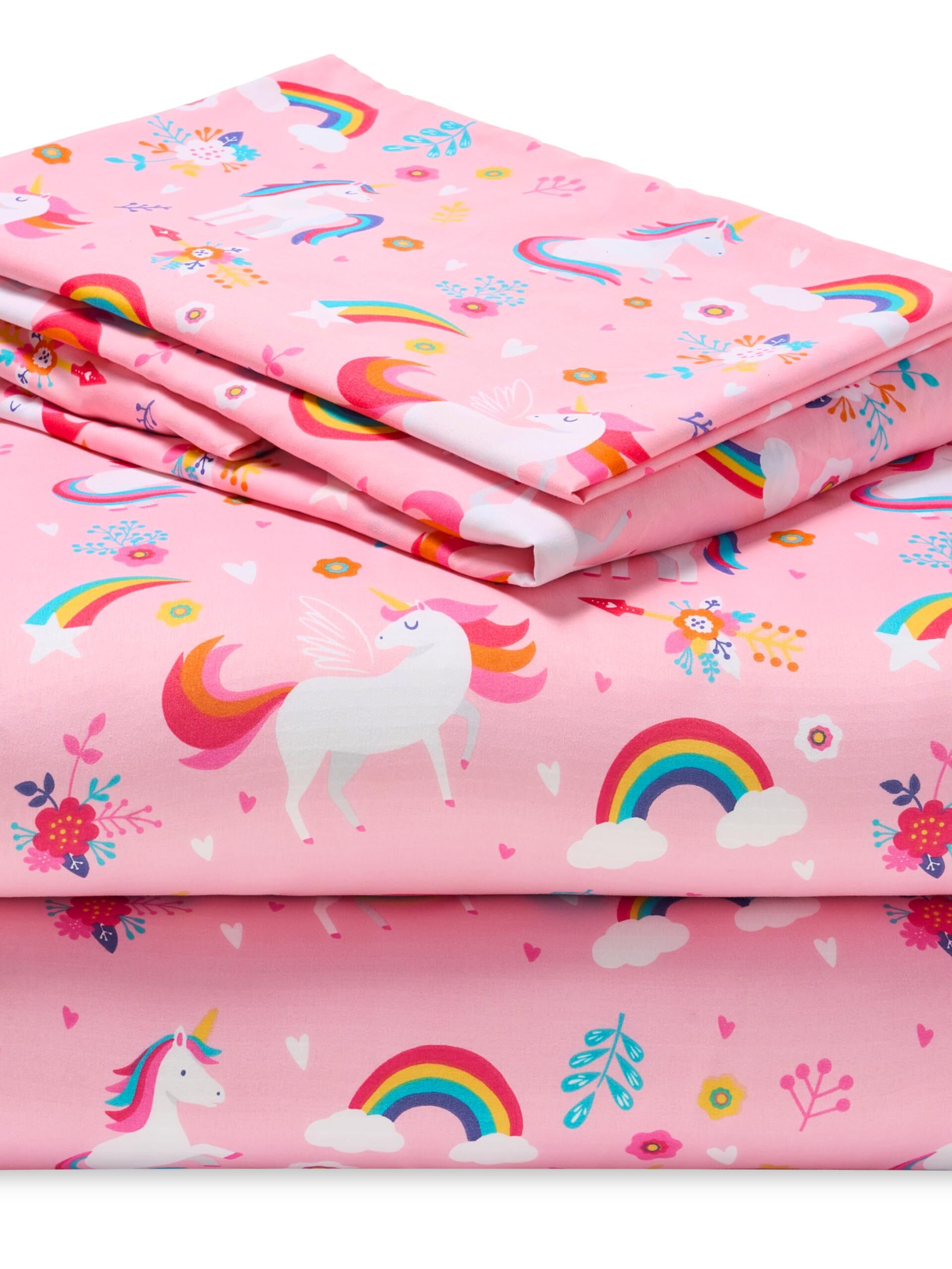 3-Pcs Kid's Sheet Set, Twin-UNICORN