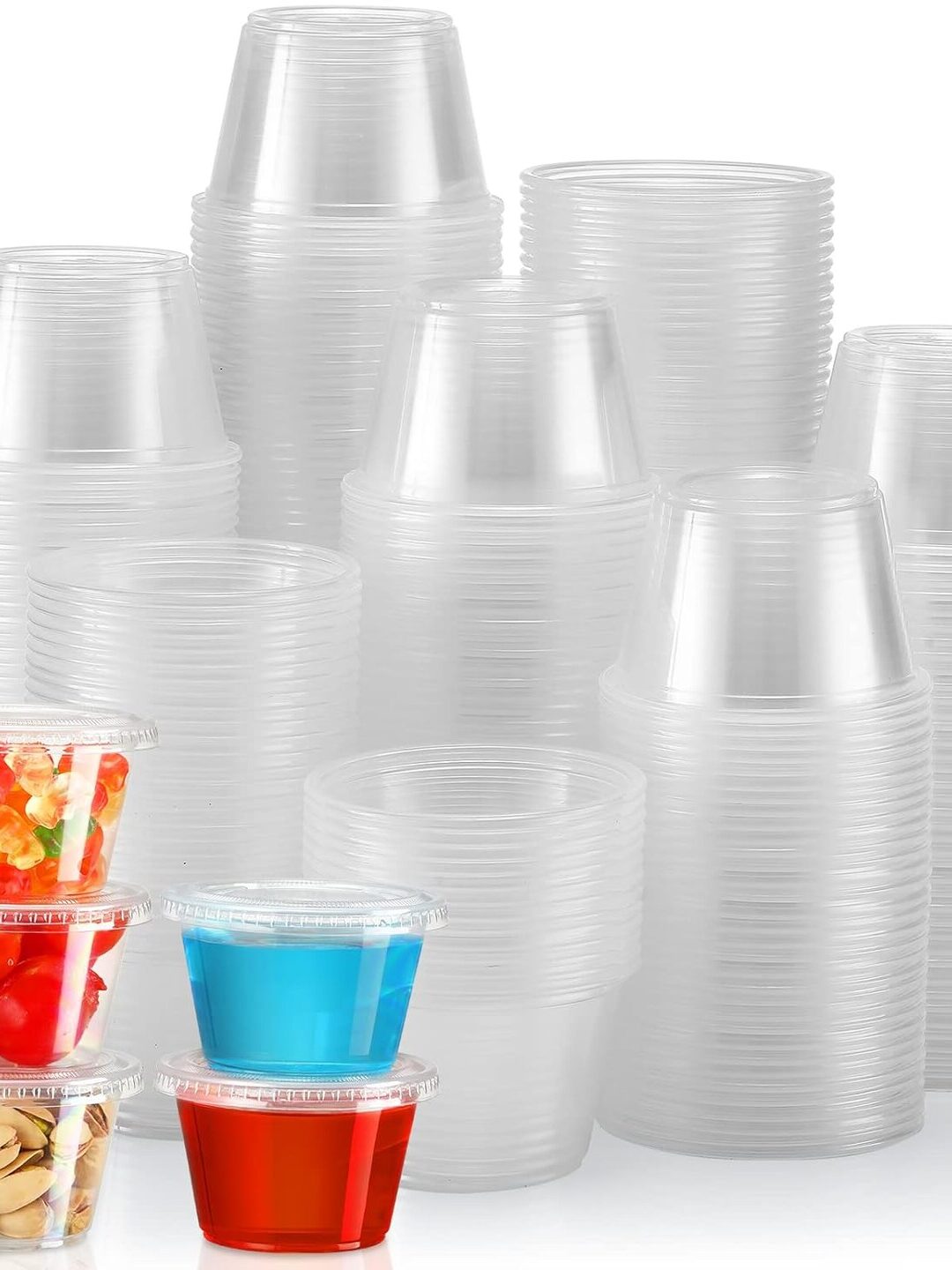 350ml Plastic Cups 4pcs Set Assorted Col