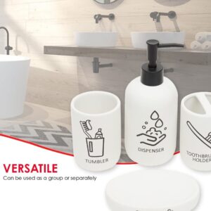4-Pcs Printed Dolomite Bathrom Set 4-Pcs Printed Dolomite Bathrom Set