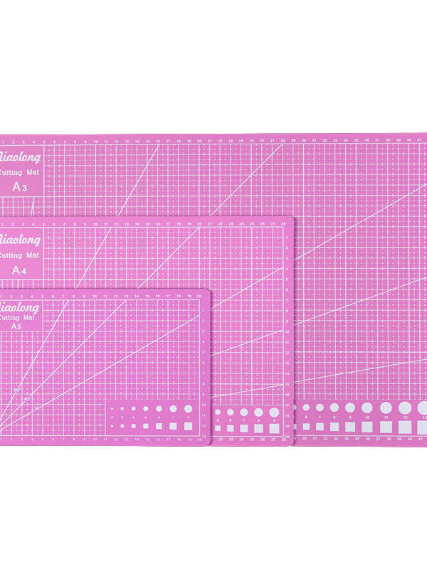 4PK 13X9 Pink Non-Slip Flex Cutting Mats