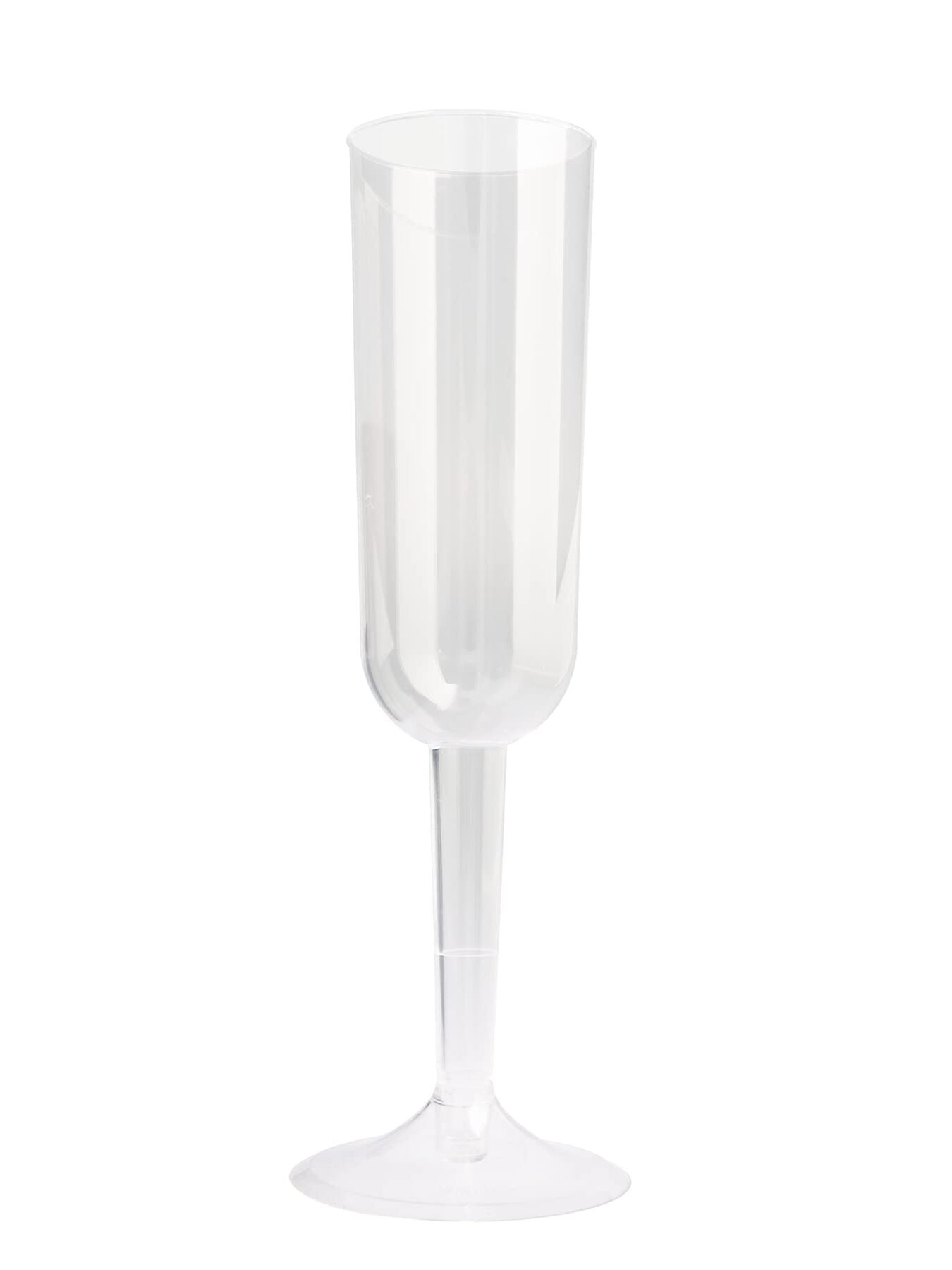 4pcs Lotus Plastic Champagne Flute