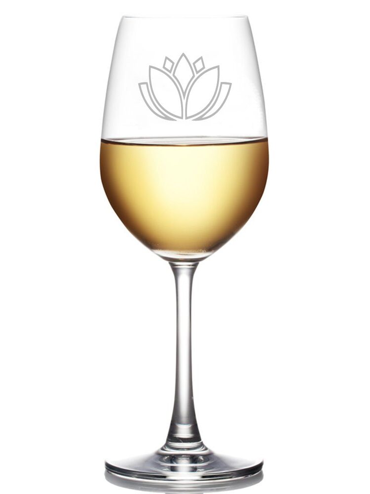 4pcs Lotus Plastic Wine Glass