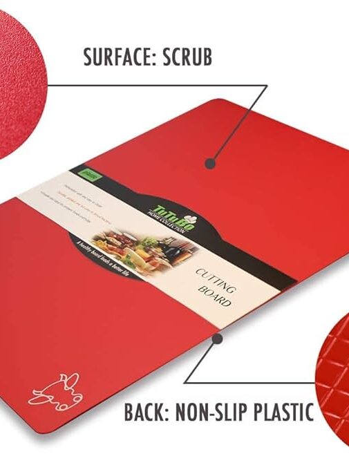 4pk 11x7 Red Non-Slip Flex Cutting Mats