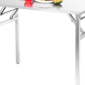96X30" Foldable Table Steel Desktop Iron