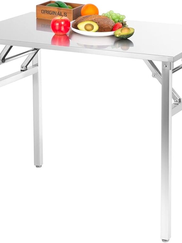 96X30" Foldable Table Steel Desktop Iron
