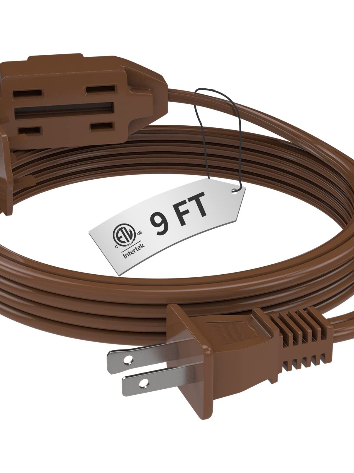 9FT. Extension Cord Brown