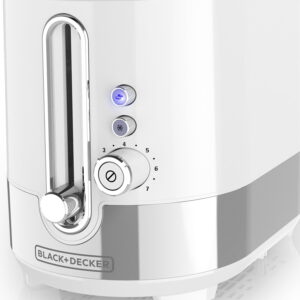B & D 2 Slice 3 Function White Toaster