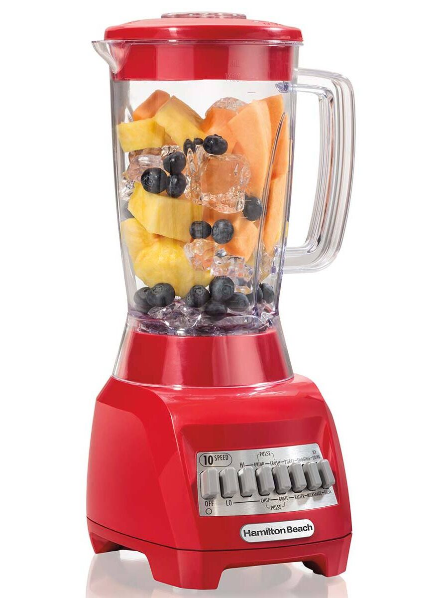 B&D Blender Glass Jar Red - 10 Speed