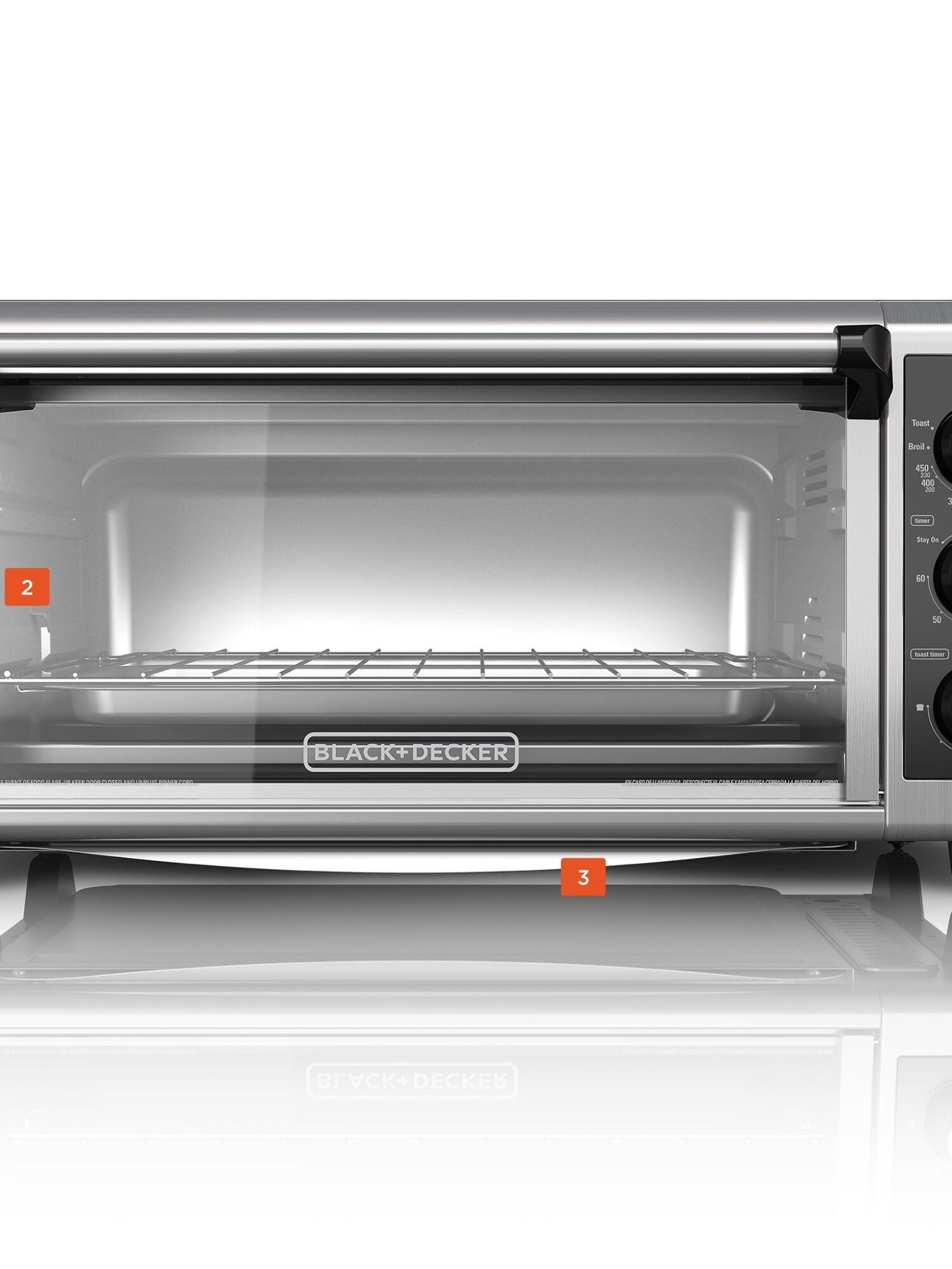 B&D Extra Wide Convection Toaster Oven,