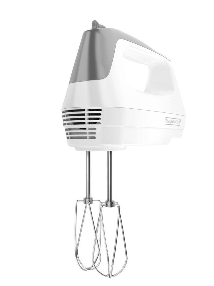 B&D Hand Mixer White - 5 Speed