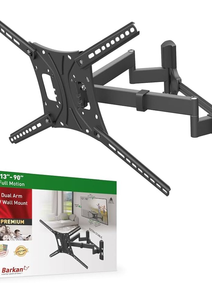 Barkan Full Motion TV Wall Mount 13-90 inch