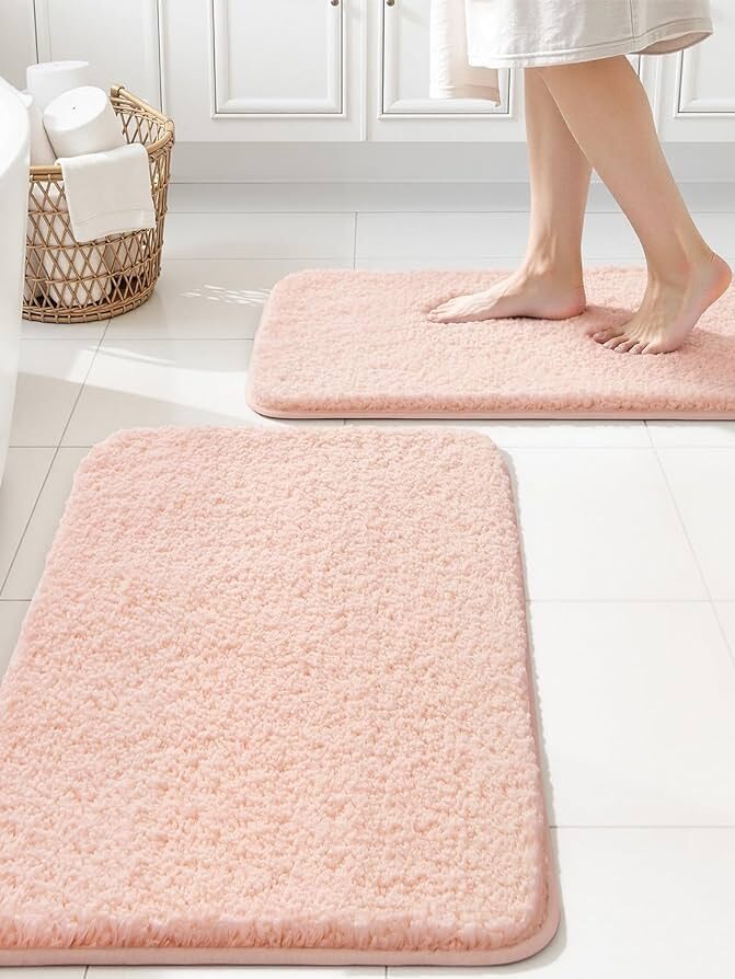 Bath Rug Set 2pcs Blushline - 17X24" & 2