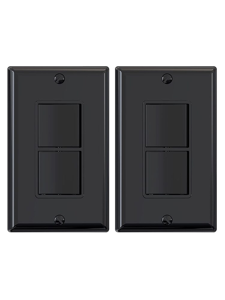 Black Single Decora Switch 15A, 125V