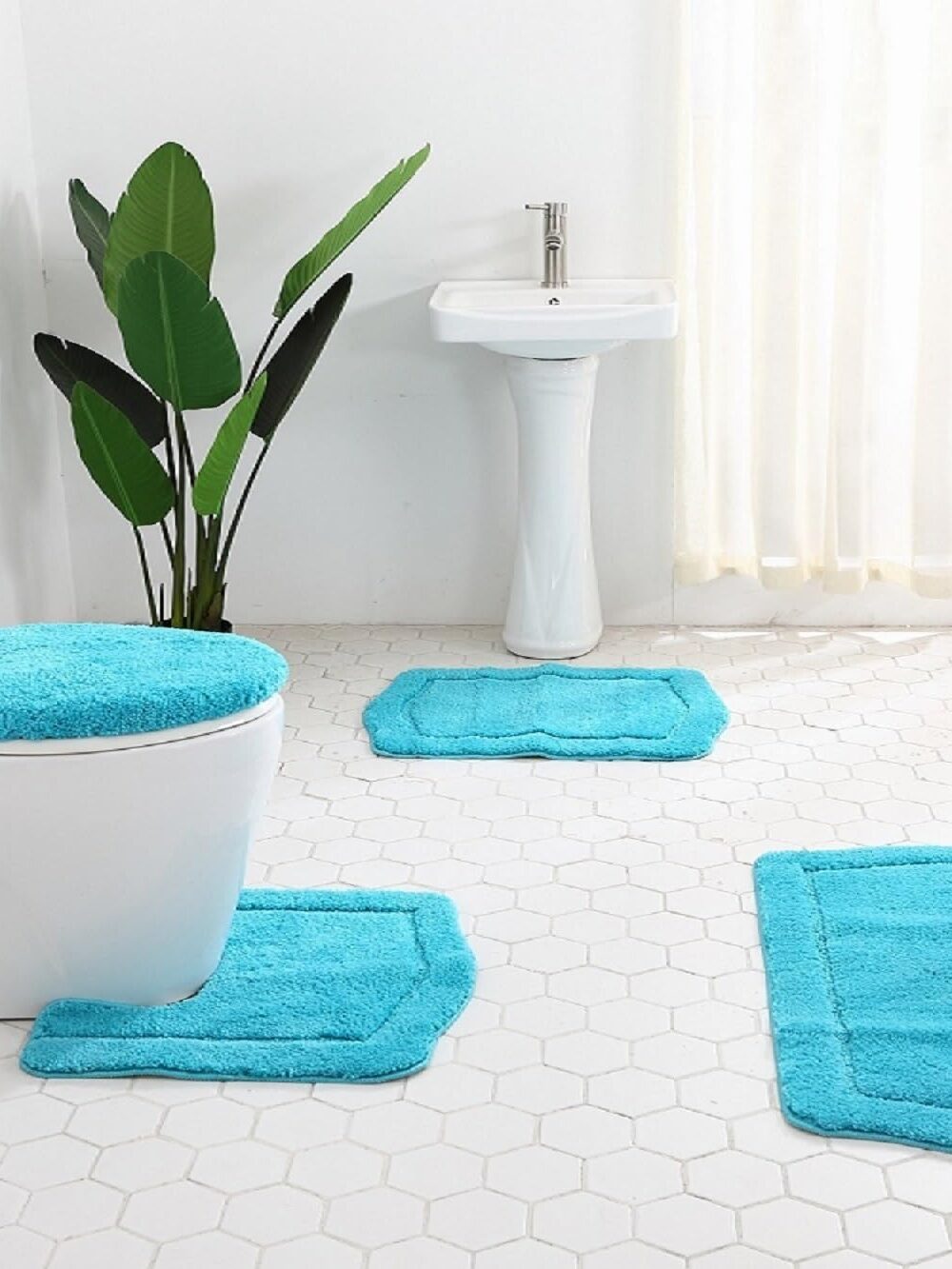 Blessed 2-Pc Set Rug, Aqua Blessed 2-Pc Set Rug, Aqua