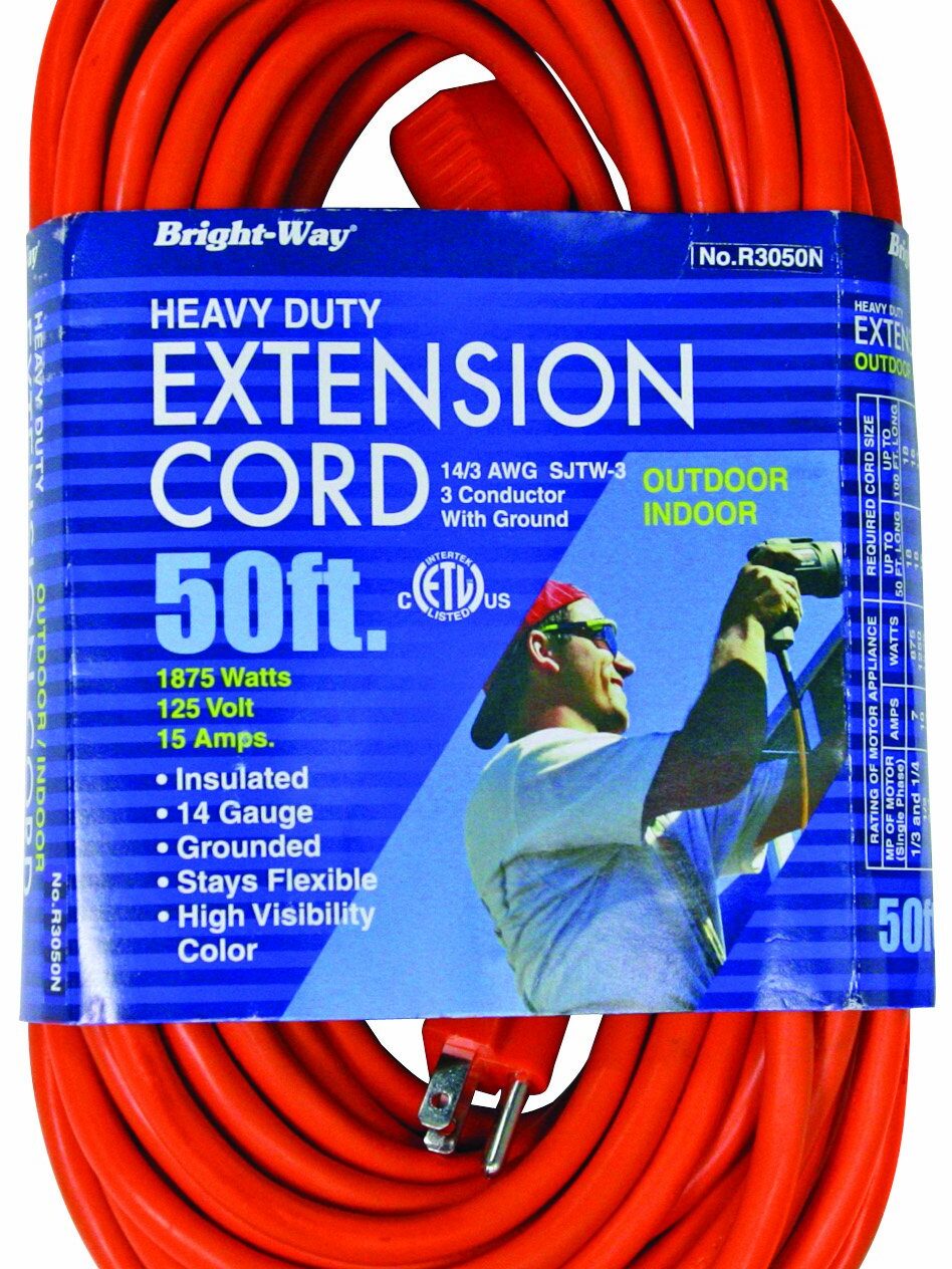 Bright Way Household Extension Cord 12ft
