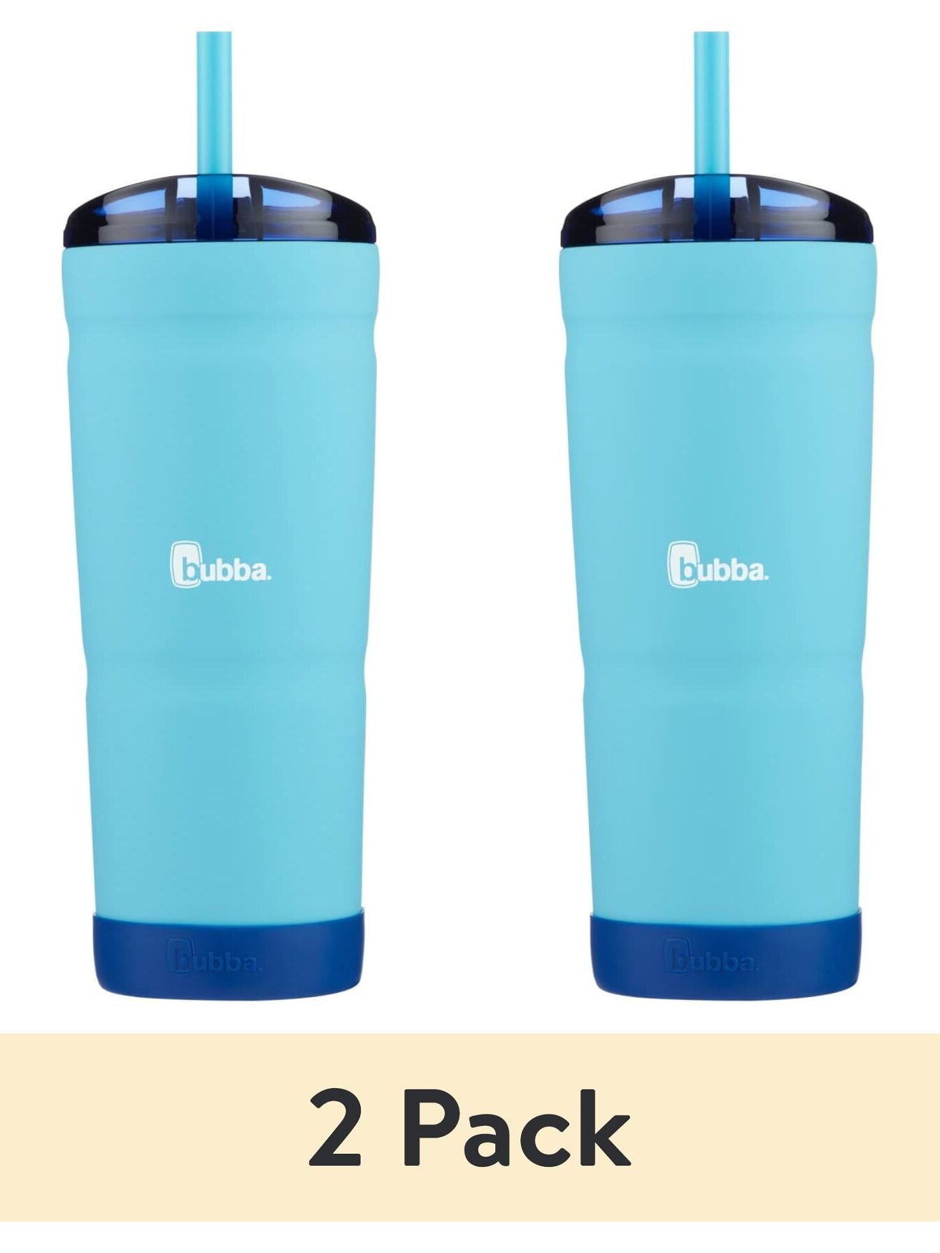 Bubba 24 oz Pool Blue Rubberized Tumbler