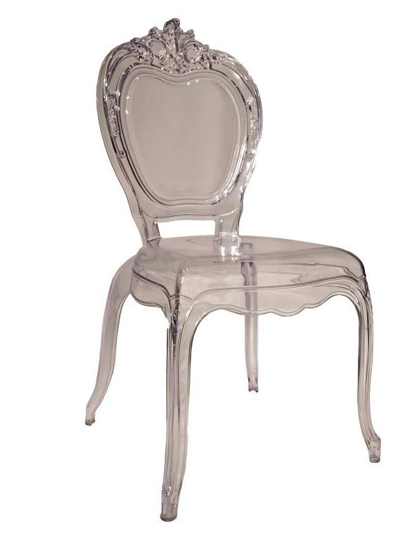 Carving High Back Plastic Chair