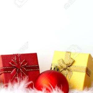 Christmas Ball 38pcs Gift Box-Red-Gold & Turqouise 6cm