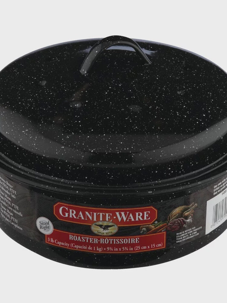 Cinsa 3lb Round Roaster Pan 25X15cm W/Li