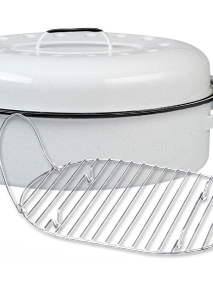 Cinsa Graniteware 15-18lb Oval Roaster