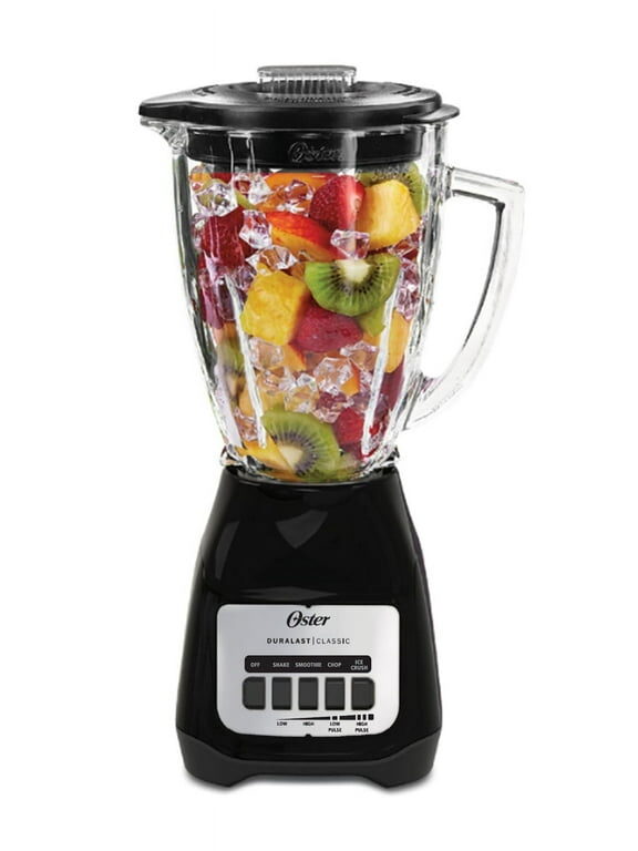 Coby Blender Glass Jar Black - 5 speeds
