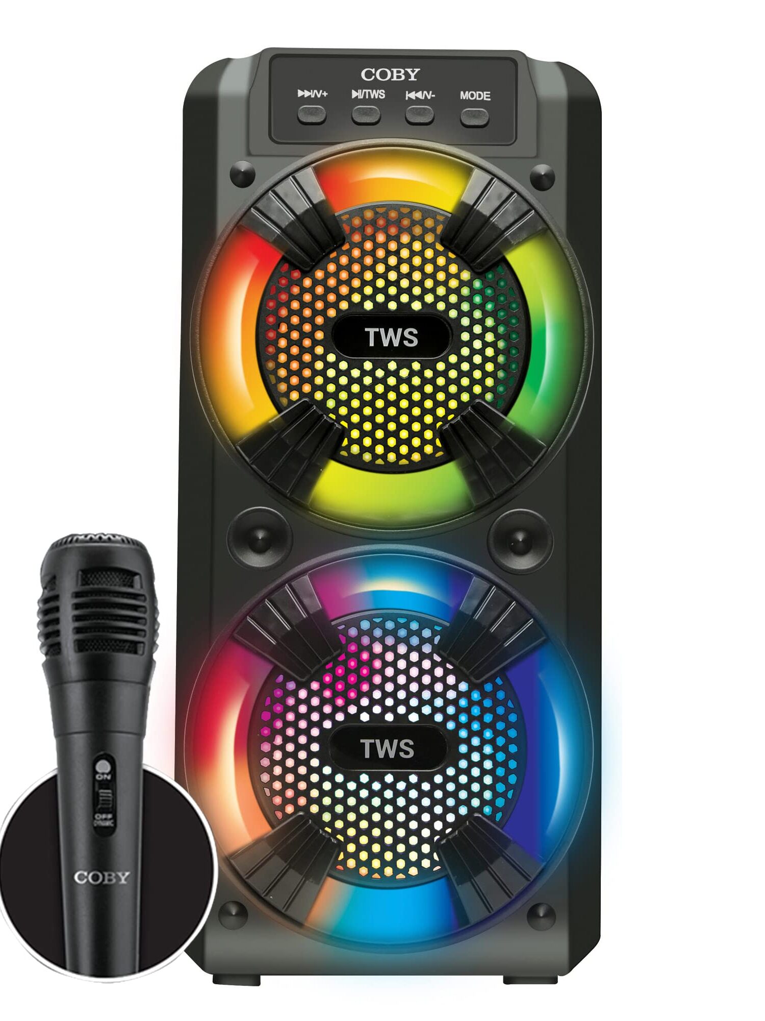 Coby Speaker, BlueTooth 2x8"
