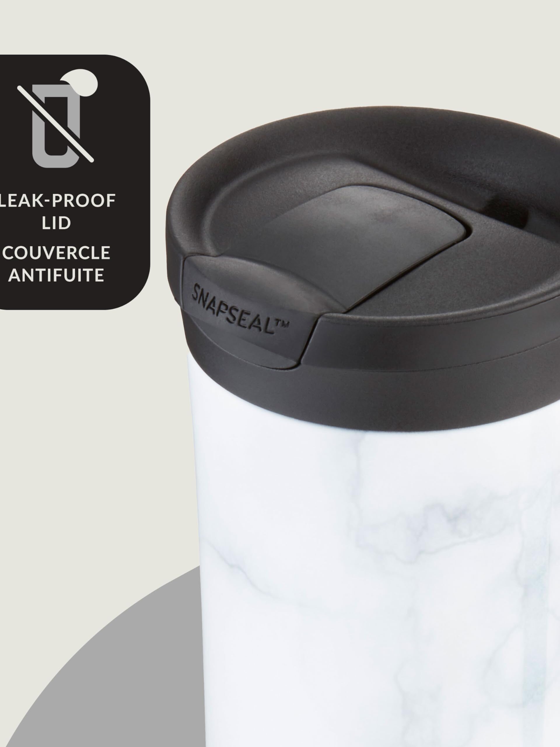 ContigoHuron 2.0 20oz WhiteMarble Tumble