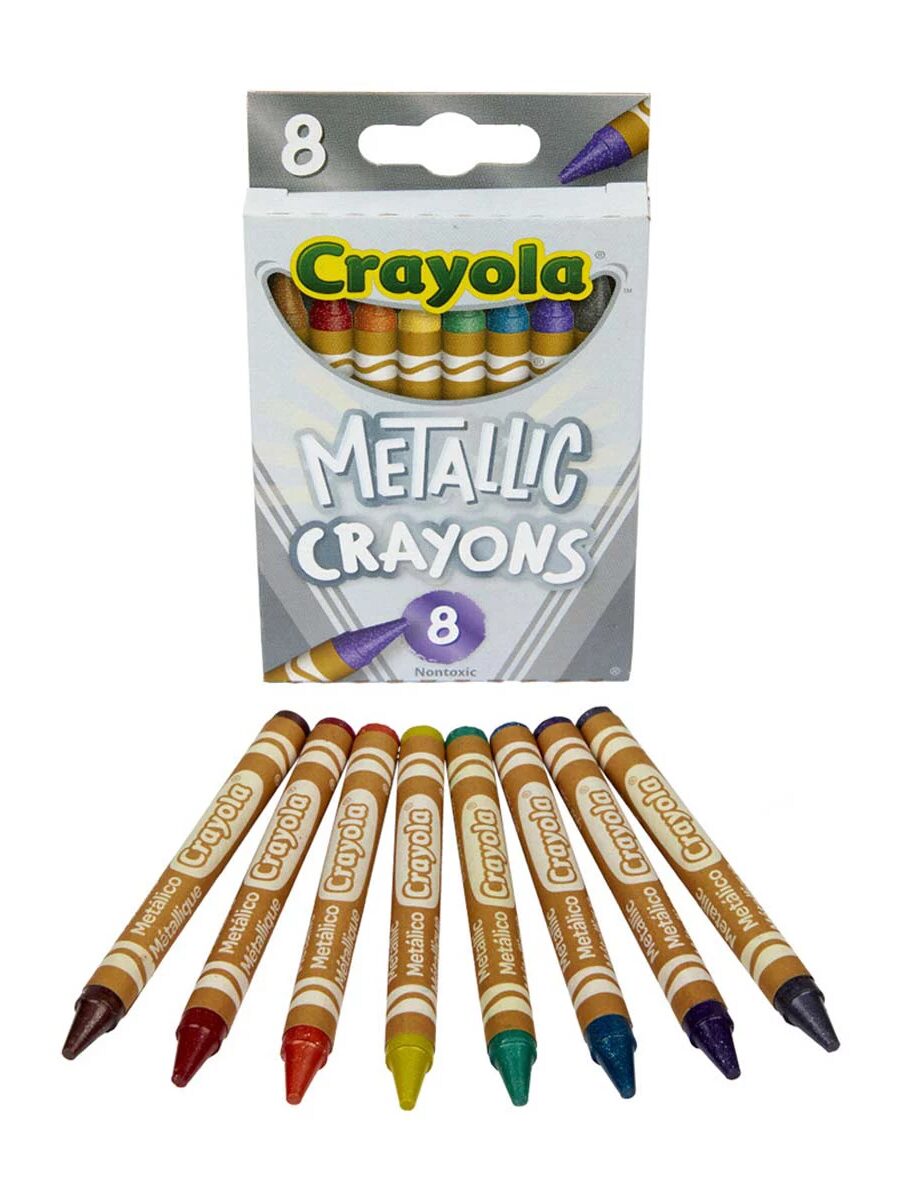 Crayons Jumbo Metallic - 8 Pack
