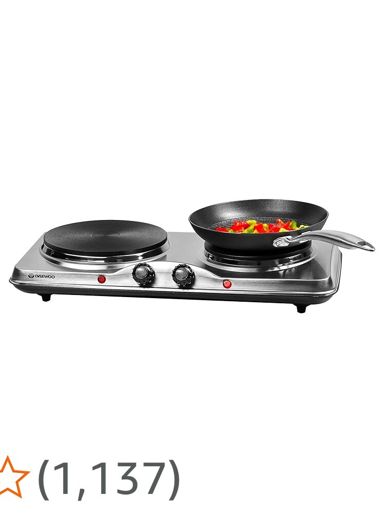 Daewoo 2-Burner Electric Tabletop Stove