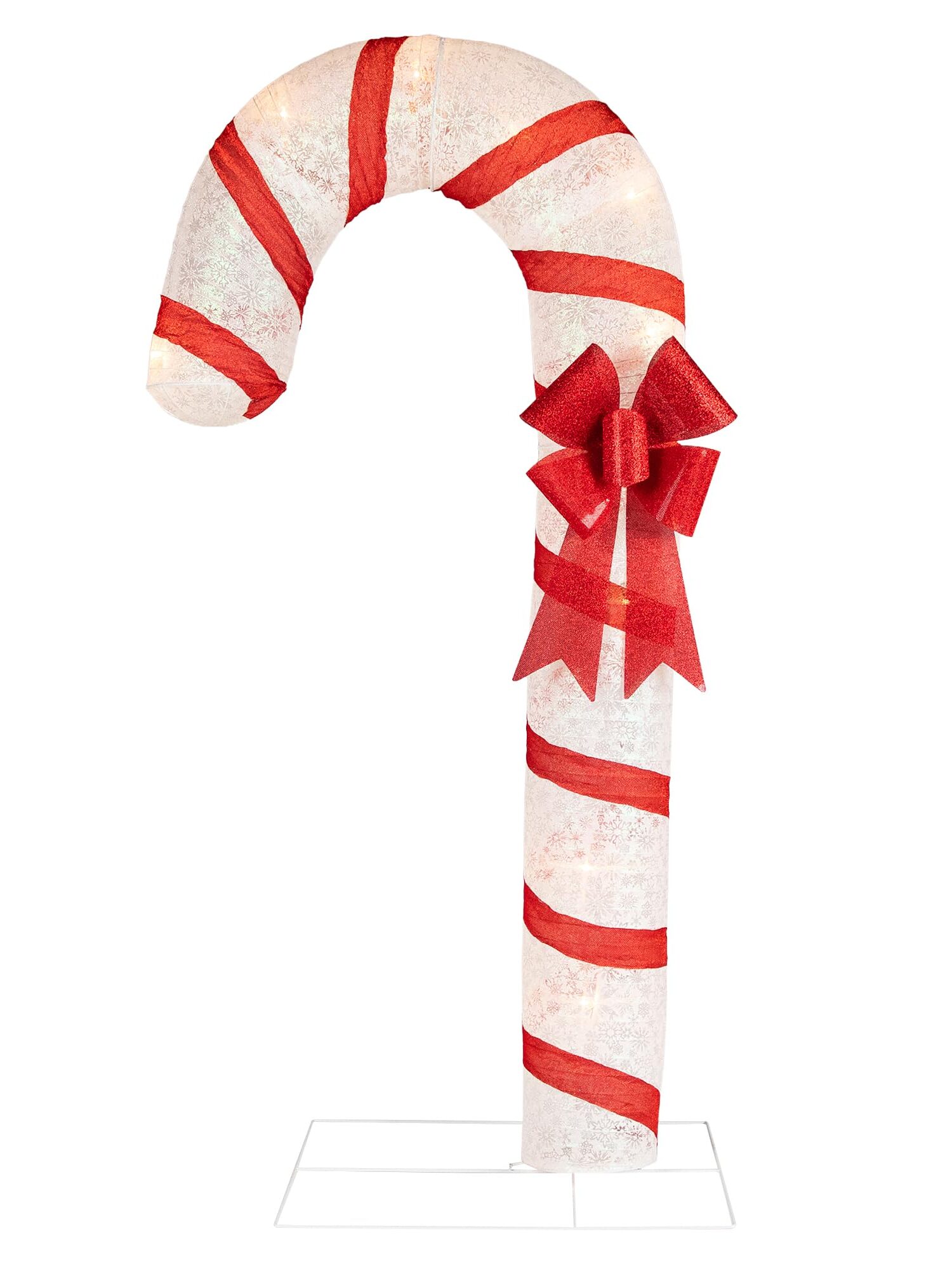 Decorative X-mas Candy Cane White Lights