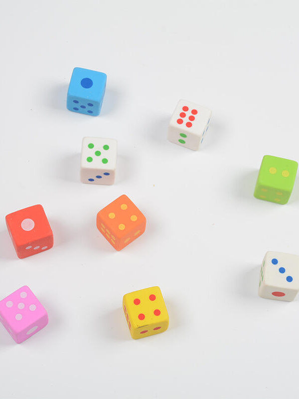 Dice Shaped Novelty Erasers-6Pcs 48 CASE