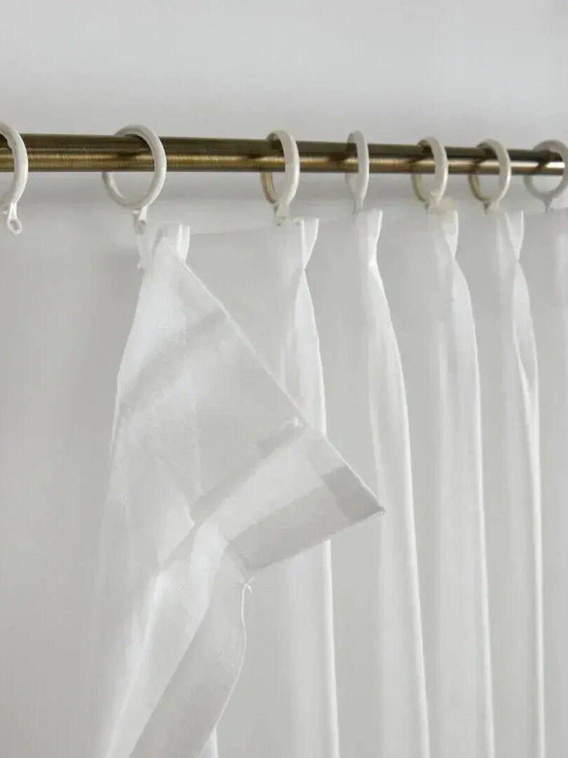 Elizabeth Silver Sheer Curtain 52 X 84"