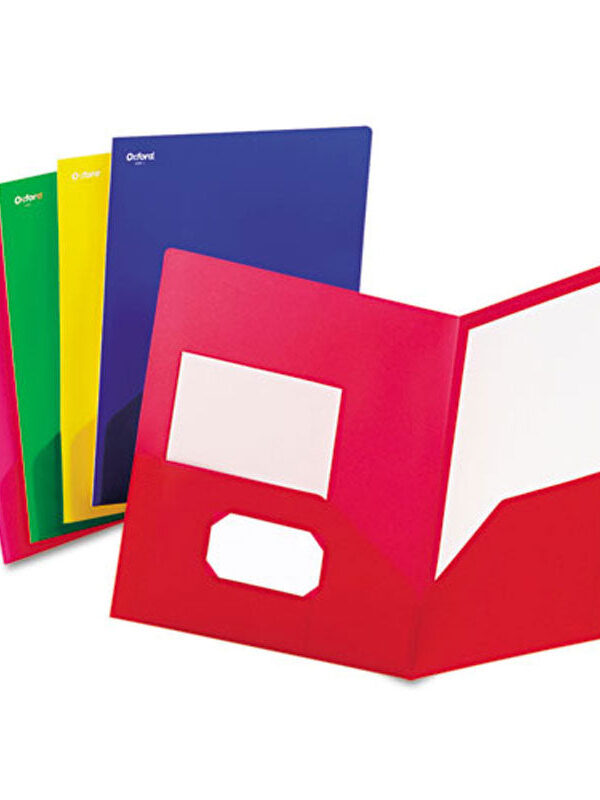 Folders 2 Pocket Designed Poly