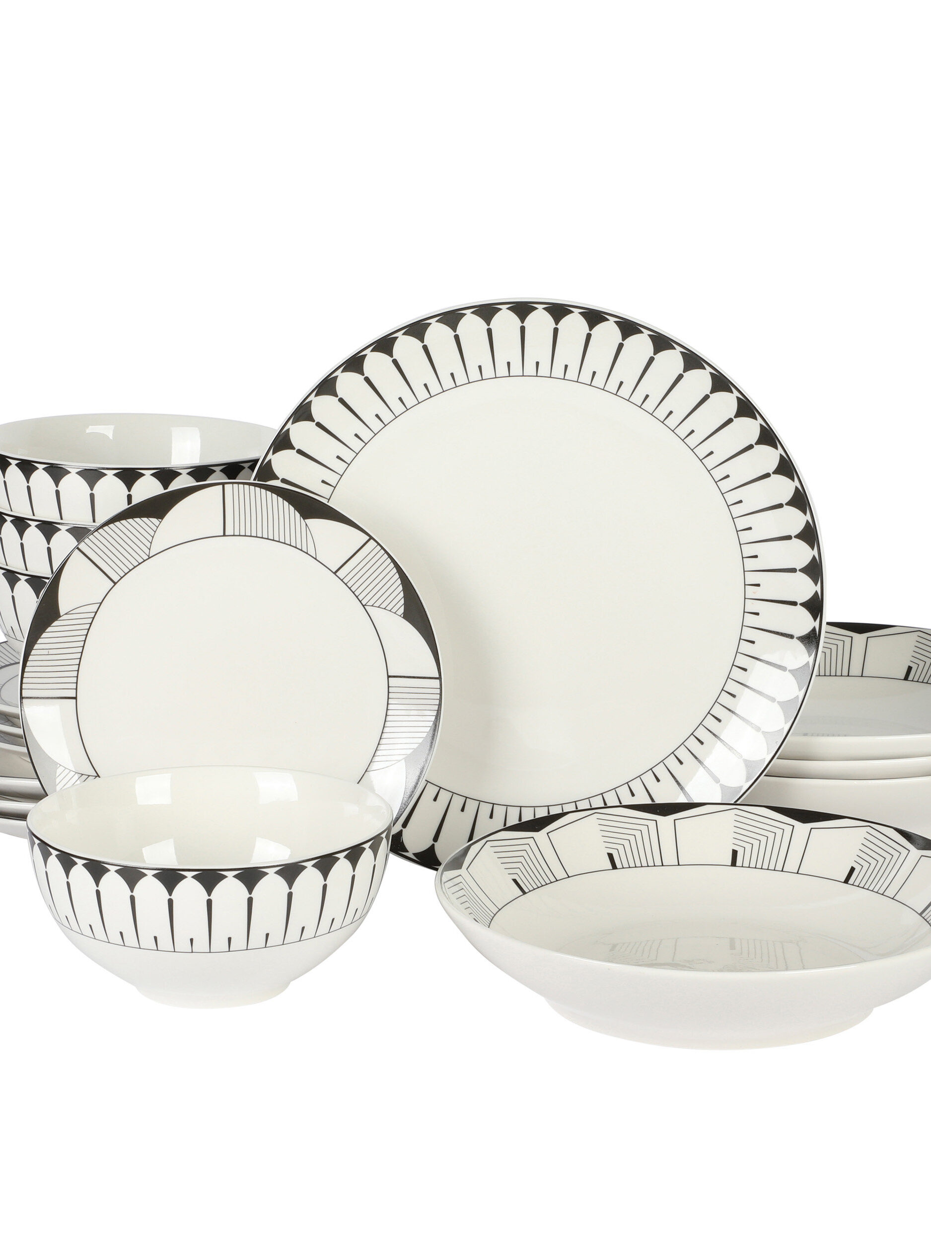 Gibson Home Aracama 16pcs Bowl Dinnerware