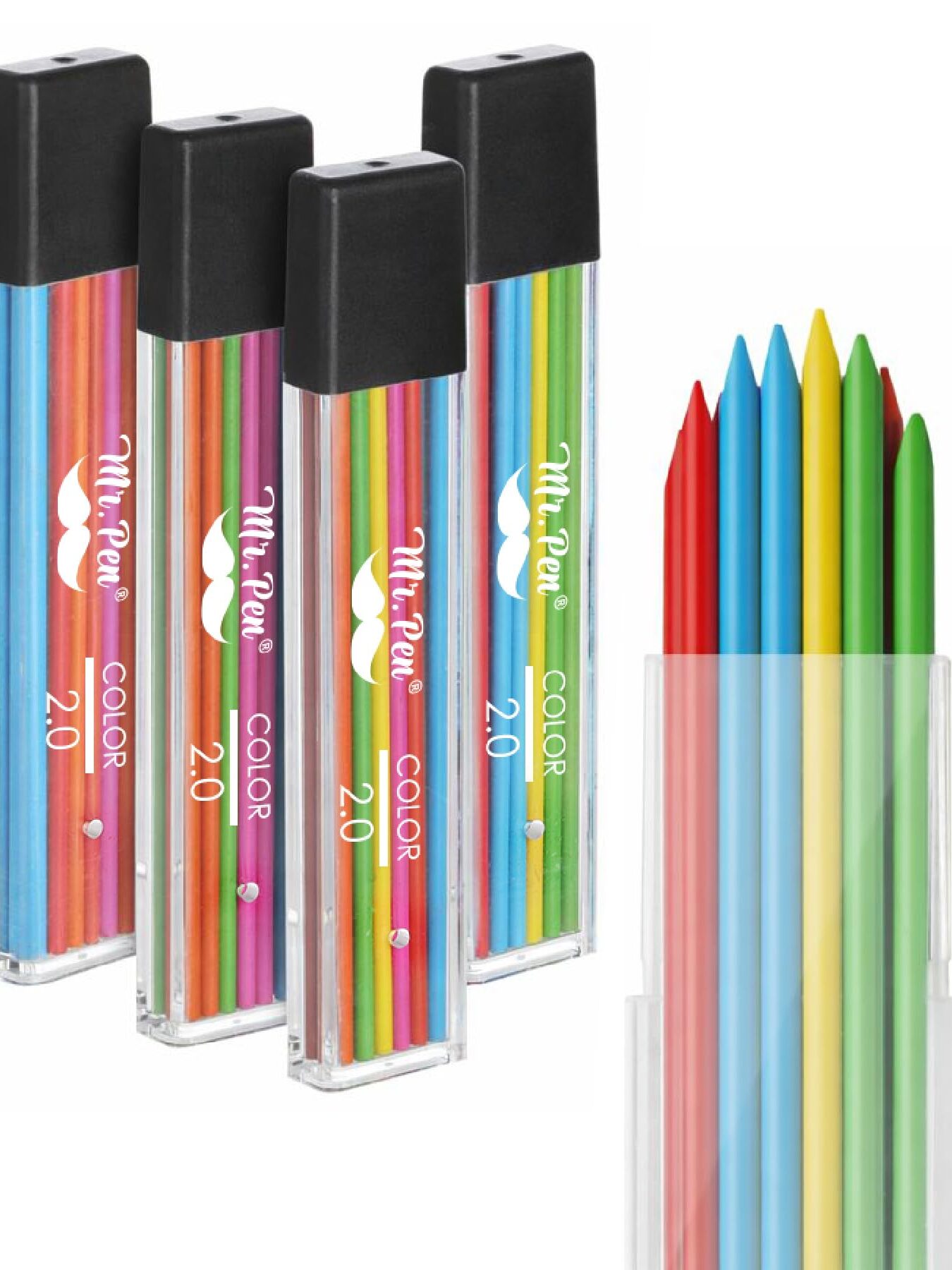 HB .5 Pencil Lead Refills, 72Pcs CASE 48