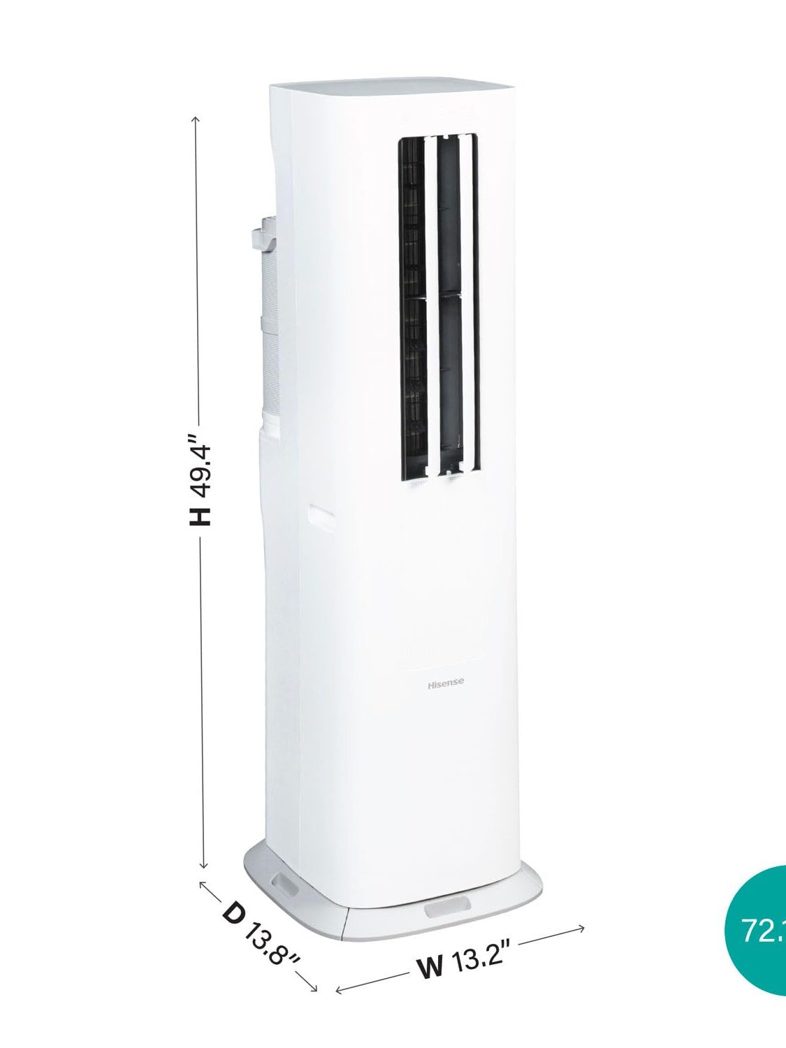 HISENSE PORTABLE A/C 14,000 BTU R-32