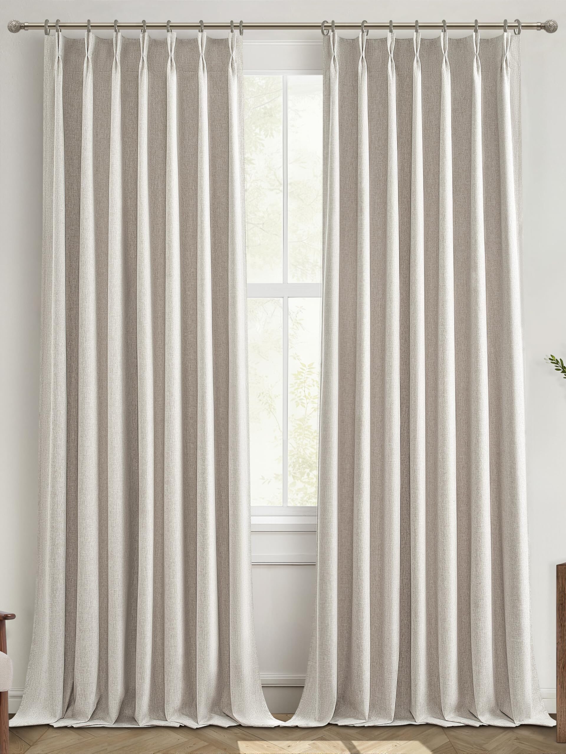 HPC Polo Curtain 95'' 2pc Set - Grey