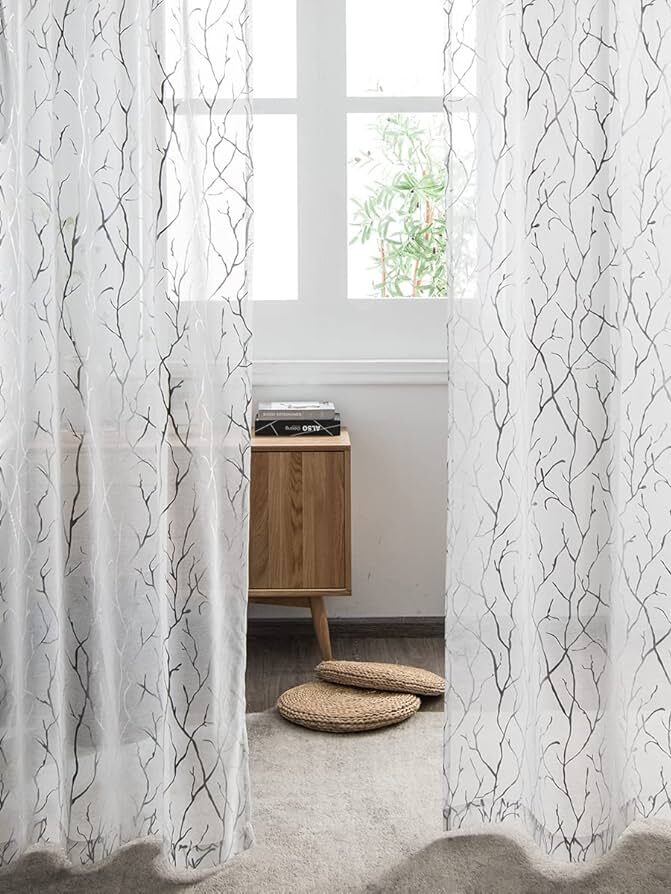 HPC Polo Curtain 95'' 2pc Set - Silver