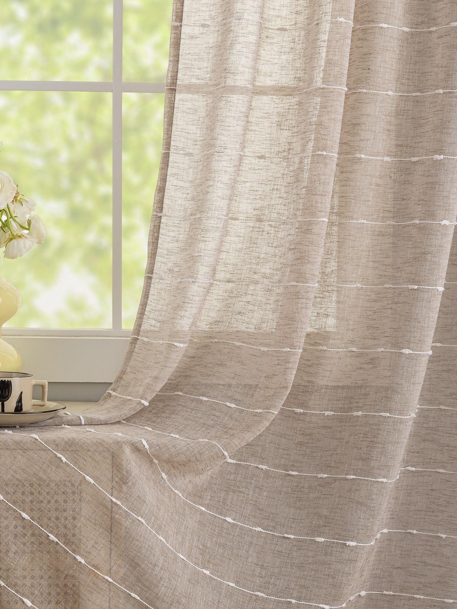 HPC Polo Curtain 95'' 2pc Set - Taupe