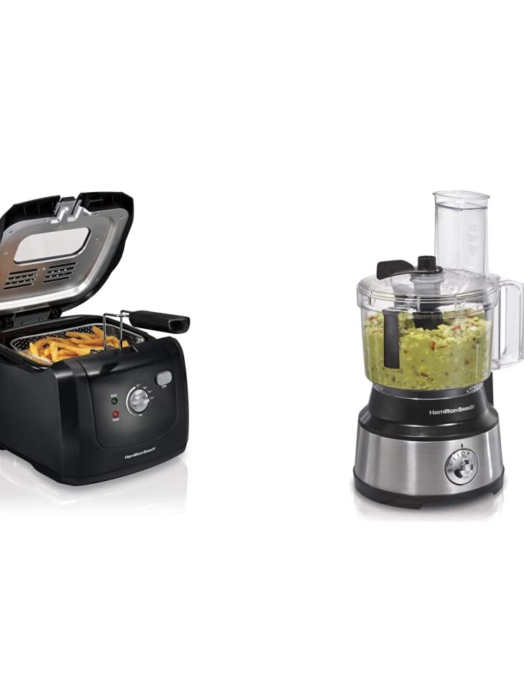 Hamilton Beach Deep Fryer 8 cups Black
