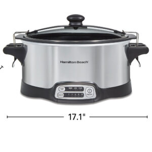 Hamilton Beach Stay or Go 6Qt Silver