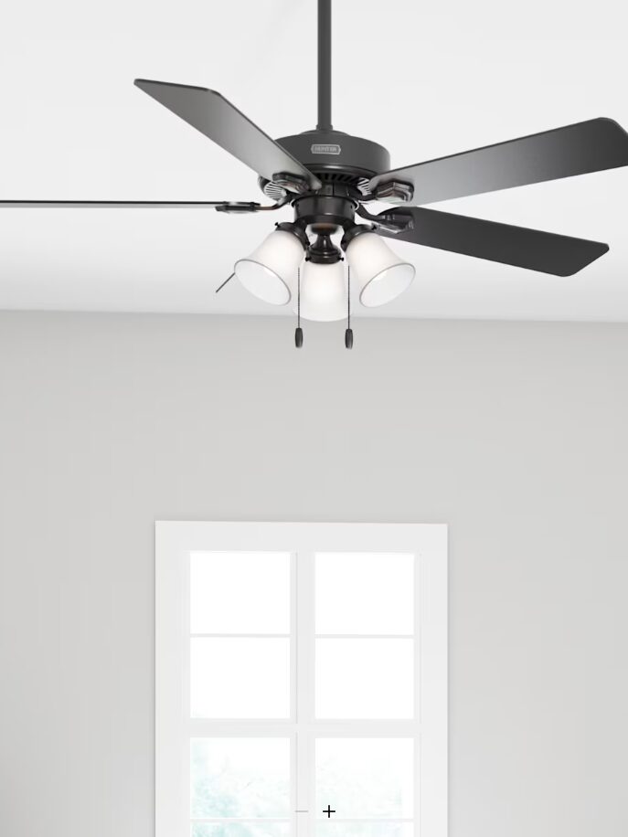 Hunter Swanson 52" Fresh White Ceil Fan