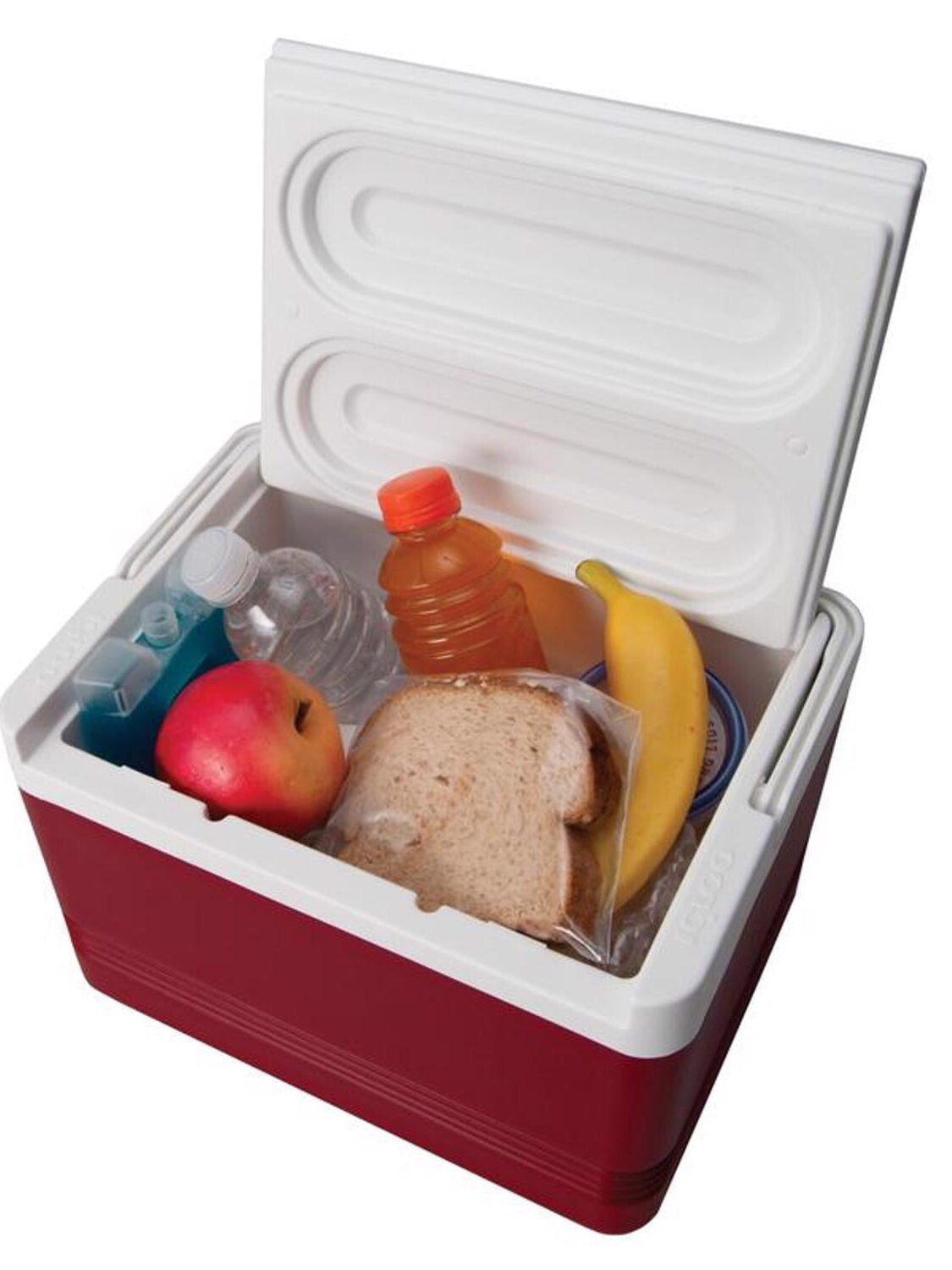 IGLOO ICE COOLER RED & WHITE 9 QT