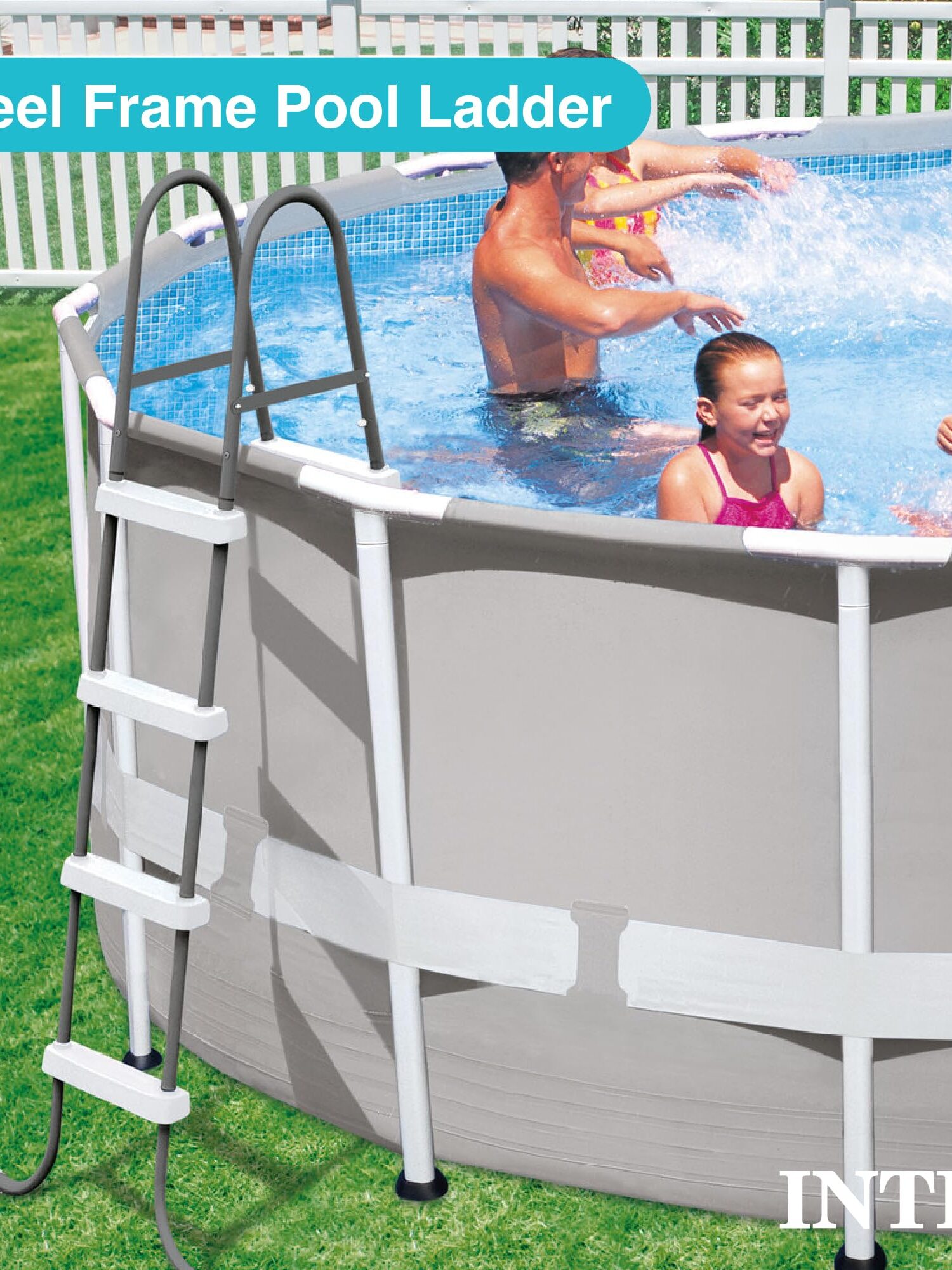 INTEX ENTRY POOL ALLOY STEEL/PLASTIC 36'' 136KG